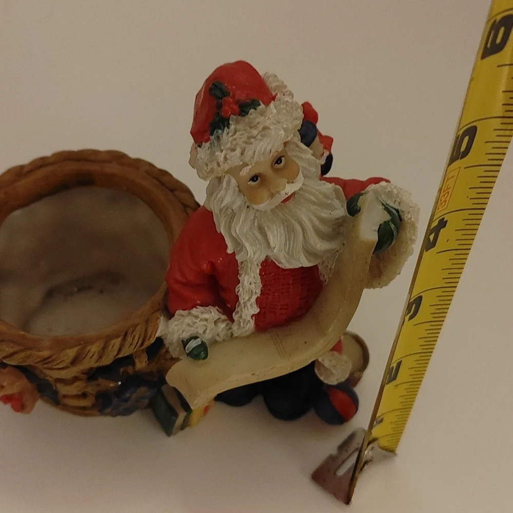 Santa small planter or candle holder - Picture 6 of 6